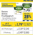 Activia Fruchtjoghurt von Danone im aktuellen Metro Prospekt für 1,92 €