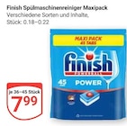 Aktuelles Spülmaschinenreiniger Maxipack Angebot bei GLOBUS in Leipzig ab 7,99 €