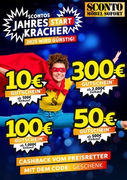 Sconto SB Prospekt für Kummerow mit 1 Seite Sconto SB Prospekt für Kummerow: "SCONTOS JAHRESSTART KRACHER", 1 Seite, 11.01.2025 - 13.01.2025