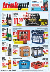 Trinkgut Getränkemärkte Prospekt der aktuellen Woche mit 6 Seiten, gültig von 17.11.2025 bis 22.11.2025, in Dorsten und Umgebung Aktueller Trinkgut Getränkemärkte Prospekt in Dorsten und Umgebung, "Aktuelle Angebote" mit 6 Seiten, 17.11.2025 - 22.11.2025