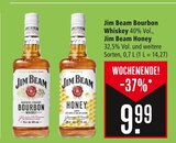 Aktuelles Jim Beam Bourbon Whiskey oder Jim Beam Honey Angebot bei Marktkauf in Ulm ab 9,99 €