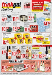 Warsteiner im Trinkgut Prospekt in Bergheim Aktueller Trinkgut Prospekt mit Warsteiner, "Aktuelle Angebote", Seite 1