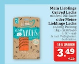 Graved Lachs im Angebot bei Marktkauf in Erlangen Graved Lachs Angebote von Mein Liebling bei Marktkauf Erlangen für 3,49 €