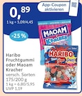 Fruchtgummi im budni Prospekt Fruchtgummi von Haribo im aktuellen budni Prospekt für 0,89 €