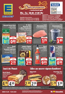 EDEKA Prospekt der Woche "Aktuelle Angebote" Seite 1, 14.07.2025 bis 19.07.2025 für Dinslaken Aktueller EDEKA Prospekt "Aktuelle Angebote" Seite 1 von 28 Seiten für Dinslaken