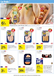 Prix et réduction Foie Gras Cru dans le prospectus Carrefour en cours Offre Foie Gras Cru dans le catalogue Carrefour du moment à la page 32
