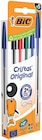 Promo Pochette 5 stylos BIC Cristal Couleurs Assorties à 3,19 € dans le catalogue Fnac à Libourne