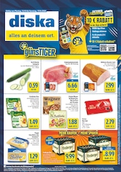 diska Discounter Prospekt der aktuellen Woche mit 12 Seiten, gültig von 12.10.2026 bis 17.10.2026, in Wurzen und Umgebung Aktueller diska Discounter Prospekt in Wurzen und Umgebung, "alles an deinem ort." mit 12 Seiten, 12.10.2026 - 17.10.2026