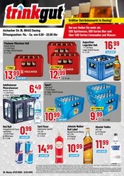 Aktueller Trinkgut Getränkemarkt Prospekt in Odelzhausen und Umgebung, "Größter Getränkemarkt in Dasing!" mit 4 Seiten, 07.07.2025 - 12.07.2025