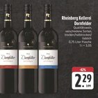 Dornfelder Lieblich im Angebot bei E center in Plauen Dornfelder Lieblich Angebote von Rheinberg Kellerei bei E center Plauen für 2,29 €