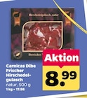 Frischer Hirschedelgulasch von Carnicas Dibe für 8,99 € bei Netto mit dem Scottie im Angebot Frischer Hirschedelgulasch von Carnicas Dibe im aktuellen Netto mit dem Scottie Prospekt