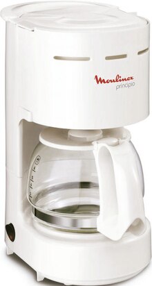 Cafetière filtre FG323100 principio blanche - Géant Casino à Quimper Cafetière filtre FG323100 principio blanche en promo chez Géant Casino Quimper à 19,90 €