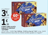 E.Leclerc Metz - Promo 8 minis cônes glacés vanille et chocolat Promo 8 minis cônes glacés vanille et chocolat à 1,51 € dans le catalogue E.Leclerc à Metz
