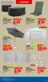 Promos Fauteuil dans le catalogue "L'ÉTÉ IMBATTABLE" de Lidl Fauteuil en promo dans le catalogue Lidl à la page 31