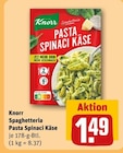 Spaghetteria Pasta Spinaci Käse im REWE Prospekt Spaghetteria Pasta Spinaci Käse von Knorr im aktuellen REWE Prospekt für 1,49 €