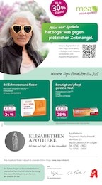 Aktueller mea - meine apotheke Apotheken Prospekt für Leutkirch: Unsere Juli-Angebote mit 4} Seiten, 01.07.2025 - 31.07.2025