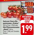 Cherry Rispentomaten "Praline" oder Mini Pflaumentomaten "Nasch" Angebote von SanLucar bei EDEKA Kaiserslautern für 1,99 €