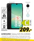 Galaxy A26 5G (128GB) von Samsung für 209,00 € bei MEDIMAX im Angebot Galaxy A26 5G (128GB) von Samsung im aktuellen MEDIMAX Prospekt