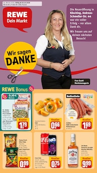 REWE Prospekt Dein Markt mit 34 Seiten