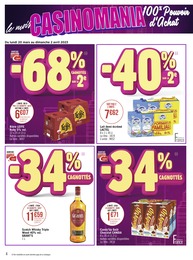 Prix et réduction Bière dans le prospectus Géant Casino en cours Offre Bière dans le catalogue Géant Casino du moment à la page 4