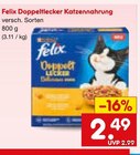 Doppellecker Katzennahrung im Angebot bei Netto Marken-Discount in Leverkusen Doppellecker Katzennahrung Angebote von Felix bei Netto Marken-Discount Leverkusen für 2,49 €
