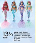 Barbie Color Reveal - Barbie en promo chez Migros France Annemasse à 13,90 €