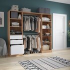 kit dressing imitation chêne clair « isha » en promo chez Brico Dépôt Metz à 139,00 €