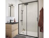 Porte de douche coulissante "Calia" l.120 cm en verre transparent - Cooke and Lewis en promo chez Brico Dépôt Nantes à 279,00 €
