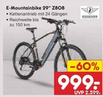 E-Mountainbike 29" Z808 Angebote von Zundapp bei Netto Marken-Discount Altenburg für 999,00 €