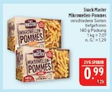 Mikrowellen-Pommes Angebote von Snack Master bei Marktkauf Nürnberg für 0,99 €