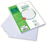 50 fiches bristol perforées - Exacompta - Super U 50 fiches bristol perforées - Exacompta à 1,99 € dans le catalogue Super U