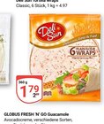 Tortilla Wraps Classic im Angebot bei GLOBUS in Maintal Tortilla Wraps Classic Angebote von Deli Sun bei GLOBUS Maintal für 1,79 €