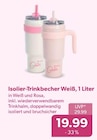 Isolier-Trinkbecher Weiß, 1 Liter von  im aktuellen V-Markt Prospekt für 19,99 €