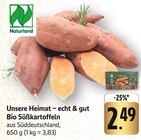 Bio Süßkartoffeln im Angebot bei EDEKA in Saarbrücken Bio Süßkartoffeln Angebote von Naturland bei EDEKA Saarbrücken für 2,49 €