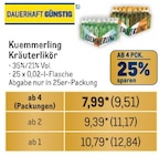 Kräuterlikör Angebote von Kuemmerling bei Metro Nordhausen für 12,84 €