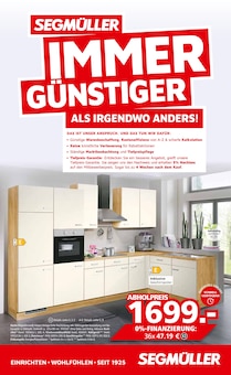 Segmüller Augsburg Prospekt "SEGMÜLLER Tiefpreis" mit 40 Seiten