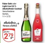 Sekt im Angebot bei GLOBUS in Viersen Sekt Angebote von Faber bei GLOBUS Viersen für 2,79 €