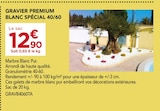 Gravier premium blanc spécial 40/60 en promo chez Gedimat Tarbes à 12,90 €