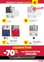 Prix et réduction Voilage dans le prospectus Stokomani en cours Offre Voilage dans le catalogue Stokomani du moment à la page 18