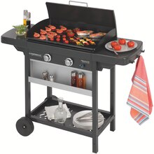 Plancha gaz ex sur chariot - Mr Bricolage à Aix-en-Provence Plancha gaz ex sur chariot en promo chez Mr Bricolage Aix-en-Provence à 229,00 €