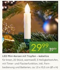 LED Mini-Kerzen mit Tropfen – kabellos im aktuellen Pflanzen Kölle Prospekt für 29,99 €