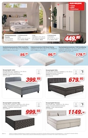 Schlafzimmer im Möbel AS Prospekt in Weinheim Aktueller Möbel AS Prospekt mit Schlafzimmer, "Konsequent preiswert? Lässt sich einrichten!", Seite 12