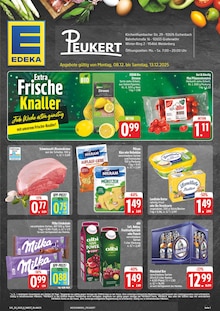 EDEKA Prospekt der Woche "Wir lieben Lebensmittel!" Seite 1, 08.12.2025 bis 13.12.2025 für Weidenberg Aktueller EDEKA Prospekt "Wir lieben Lebensmittel!" Seite 1 von 28 Seiten für Weidenberg