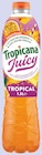 Boisson aux fruits Juicy Tropical - TROPICANA en promo à 0,75 € chez Intermarché Boisson aux fruits Juicy Tropical - TROPICANA dans le catalogue Intermarché