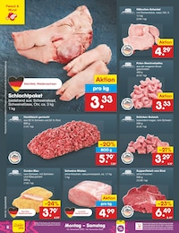 Gulasch Angebot im aktuellen Netto Marken-Discount Prospekt auf Seite 8