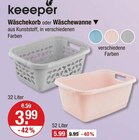 Wäschekorb im V-Markt Prospekt Wäschekorb von Keeeper im aktuellen V-Markt Prospekt für 3,99 €