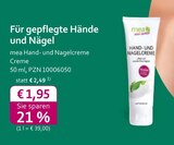 Hand- und Nagelcreme bei mea - meine apotheke im Prospekt "" für 1,95 €