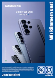 Handy im aetka Prospekt "Wir kümmern uns!" mit 1 Seiten (Münster)