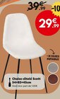 Chaise côtelé Scott en promo chez Maxi Bazar Boulogne-sur-Mer à 29,99 €