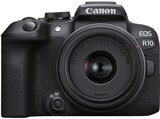 EOS R10 Kit + RF-S 18-45mm STM Systemkamera mit Objektiv 18 - 45 mm, 7,5 cm Display Touchscreen, WLAN Angebote von CANON bei MediaMarkt Saturn Erlangen für 999,99 €